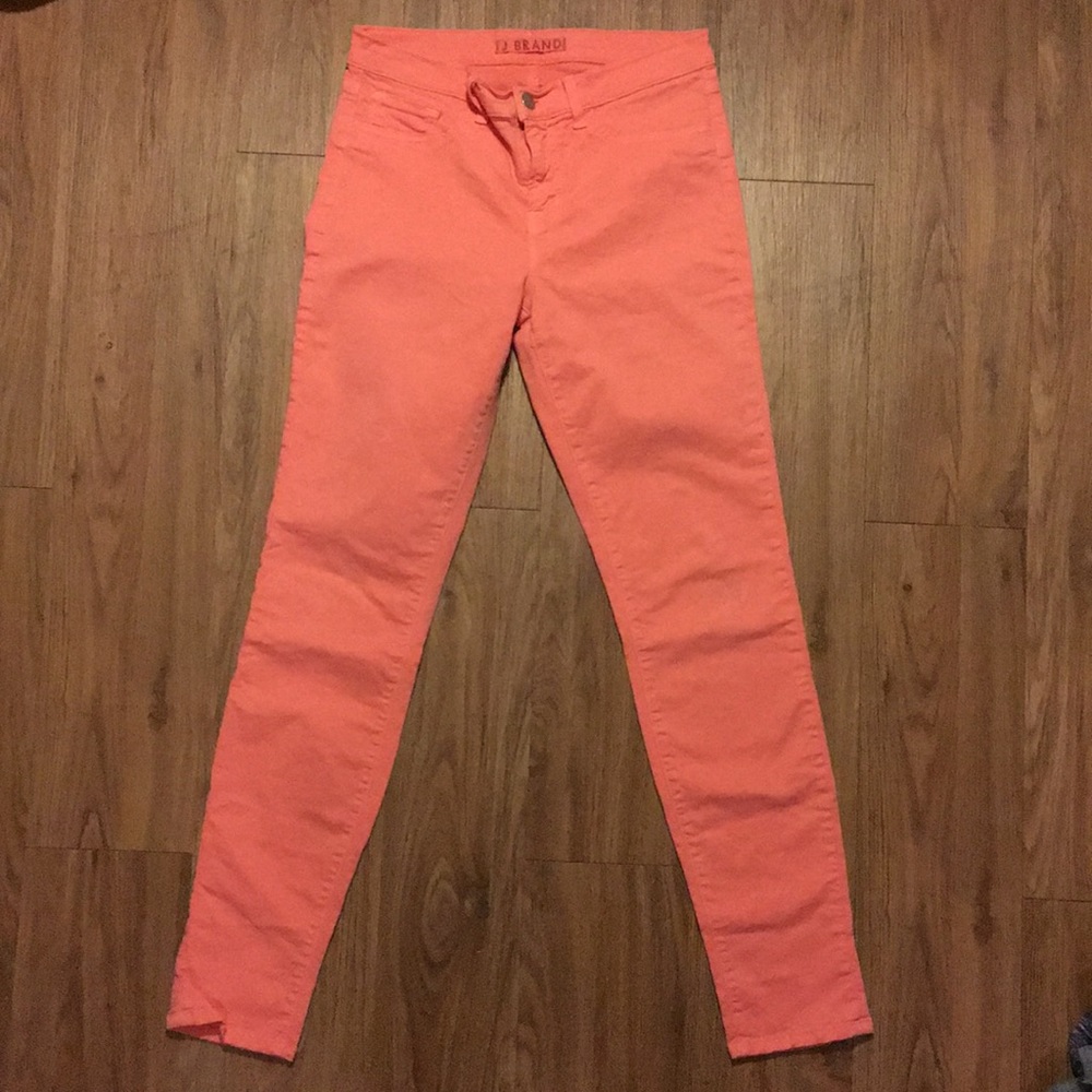 J Brand Women's Jeans 28 Skinny Coral Peach